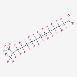 Tetradecanoyl fluoride, 2,2,3,3,4,4,5,5,6,6,7,7,8,8,9,9,10,10,11,11,12,12,13,14,14,14-hexacosafluoro-13-(trifluoromethyl)-