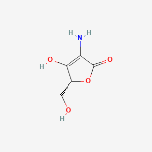 (2R)-4-amino-3-hydroxy-2-(hydroxymethyl)-2H-furan-5-one