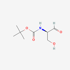 molecular formula C8H15NO4 B13818425 N-t-butyloxycarbonyl-d-serinal 