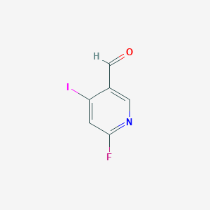 B1381845 6-Fluoro-4-iodonicotinaldehyde CAS No. 1289017-52-2