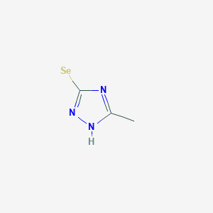 3H-1,2,4-Triazole-3-selone, 1,2-dihydro-5-methyl-