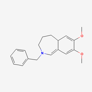 molecular formula C19H23NO2 B13818531 2-Benzyl-7,8-dimethoxy-3,4,5,5a-tetrahydro-2-benzazepine 