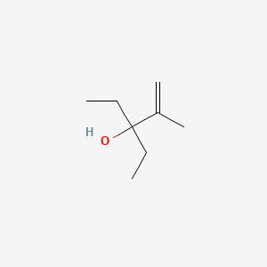 molecular formula C8H16O B13818534 3-Ethyl-2-methyl-1-penten-3-ol CAS No. 28832-46-4