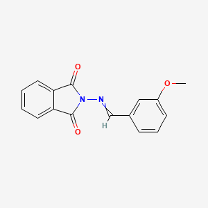 2-[(3-Methoxyphenyl)methylideneamino]isoindole-1,3-dione