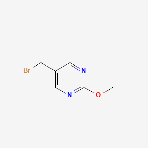 molecular formula C6H7BrN2O B1381879 5-(Bromomethyl)-2-methoxypyrimidine CAS No. 1352442-95-5