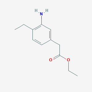 Ethyl (3-amino-4-ethylphenyl)acetate