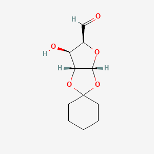 (3A'R,5'S,6'S,6a'R)-6'-hydroxytetrahydrospiro[cyclohexane-1,2'-furo[2,3-d][1,3]dioxole]-5'-carbaldehyde