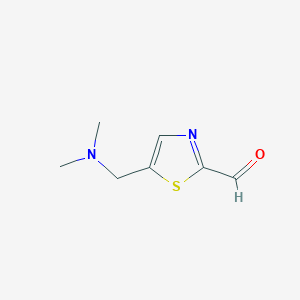 5-[(Dimethylamino)methyl]-1,3-thiazole-2-carbaldehyde