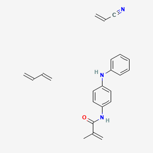 N-(4-anilinophenyl)-2-methylprop-2-enamide;buta-1,3-diene;prop-2-enenitrile