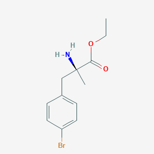 Alanine, 3-(P-bromophenyl)-2-methyl, ethyl ester