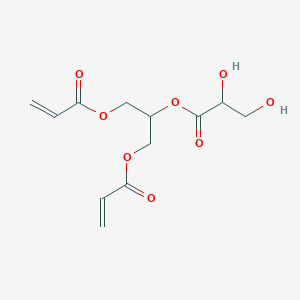 molecular formula C12H16O8 B13819063 Propylene glycol glycerolate diacrylate 