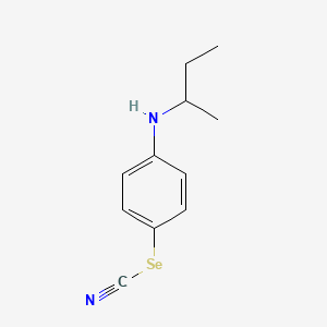 [4-(Butan-2-ylamino)phenyl] selenocyanate