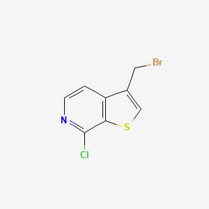 3-(Bromomethyl)-7-chlorothieno[2,3-C]pyridine