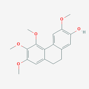 9,10-Dihydro-3,5,6,7-tetramethoxyphenanthren-2-ol