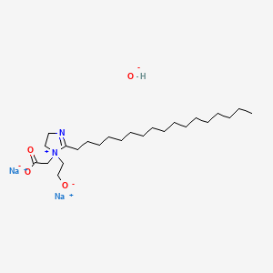 Disodium 1-(carboxymethyl)-2-heptadecyl-4,5-dihydro-1-(2-hydroxyethyl)-1H-imidazolium hydroxide