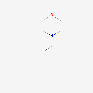 molecular formula C10H21NO B13819374 4-(3,3-Dimethylbutyl)morpholine CAS No. 29846-91-1