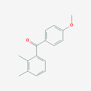 molecular formula C16H16O2 B138197 2,3-二甲基-4'-甲氧基苯甲酮 CAS No. 134994-51-7