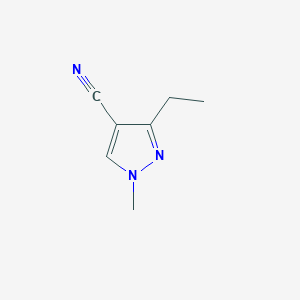 3-ethyl-1-methyl-1H-pyrazole-4-carbonitrile