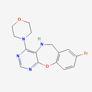 8-Bromo-4-(morpholin-4-yl)-5,6-dihydropyrimido[4,5-b][1,4]benzoxazepine