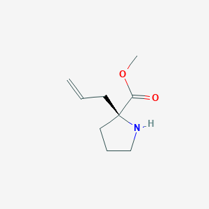 Methyl (S)-2-allylpyrrolidine-2-carboxylate