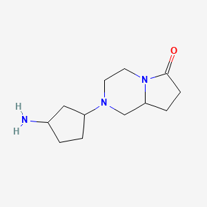 2-(3-Aminocyclopentyl)-octahydropyrrolo[1,2-a]piperazin-6-one