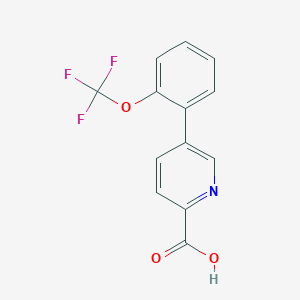 5-(2-Trifluoromethoxyphenyl)picolinic acid