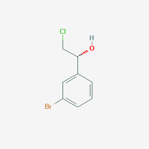 (1R)-1-(3-bromophenyl)-2-chloroethan-1-ol