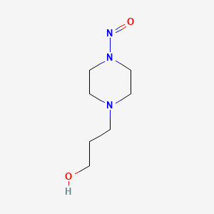 3-(4-Nitrosopiperazin-1-yl)propan-1-ol