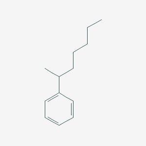 molecular formula C13H20 B13819823 Benzene, (1-methylhexyl)- CAS No. 2132-84-5