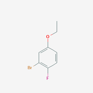molecular formula C8H8BrFO B1381983 2-Bromo-4-ethoxy-1-fluorobenzene CAS No. 1555379-66-2
