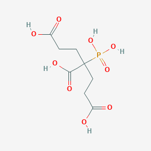 molecular formula C8H13O9P B13819844 3-Phosphonopentane-1,3,5-tricarboxylic acid CAS No. 4379-09-3