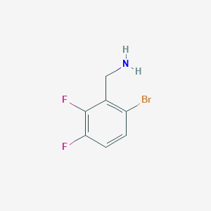 molecular formula C7H6BrF2N B1381985 6-Bromo-2,3-difluorobenzylamine CAS No. 1513330-68-1