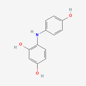 molecular formula C12H11NO3 B13819867 4-(4-Hydroxyanilino)benzene-1,3-diol 