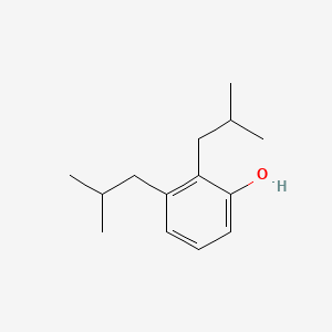 molecular formula C14H22O B13819886 2,3-Diisobutylphenol 