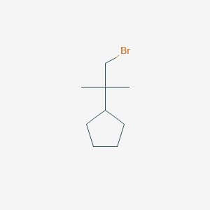 (1-Bromo-2-methylpropan-2-yl)cyclopentane