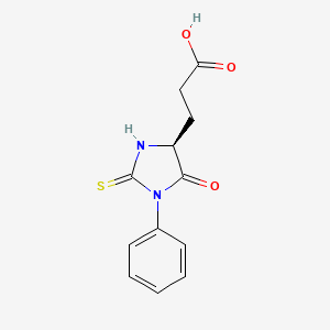 (S)-3-(5-Oxo-1-phenyl-2-thioxoimidazolidin-4-yl)propanoic acid