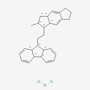 [1-(9-Fluorenyl)-2-(5,6-cyclopenta-2-methyl-1-indenyl)ethane]zirconium dichloride