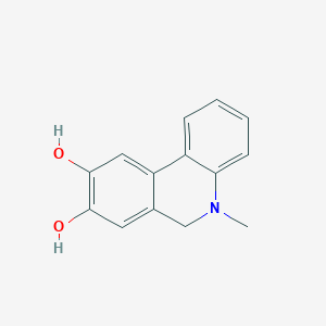 8,9-Phenanthridinediol,5,6-dihydro-5-methyl-