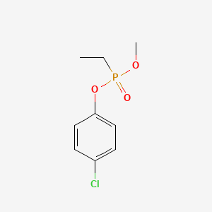 Phosphonic acid, ethyl-, p-chlorophenyl methyl ester