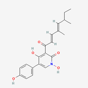 molecular formula C21H23NO5 B13820088 Yelfbsbofkwhsl-qdpfkyggsa- CAS No. 81844-67-9