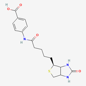 molecular formula C17H21N3O4S B13820150 N-(+)-Biotinyl-4-aminobenzoic acid 