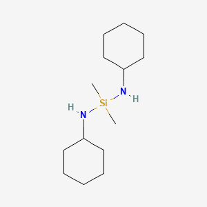 N,N'-Dicyclohexyl-1,1-dimethylsilanediamine