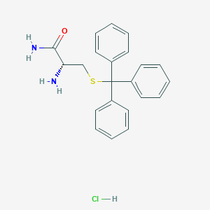 (r)-2-Amino-3-(tritylthio)propanamide hydrochloride