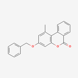 molecular formula C21H16O3 B13820181 3-(benzyloxy)-1-methyl-6H-benzo[c]chromen-6-one 