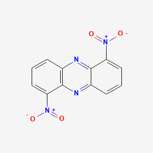 molecular formula C12H6N4O4 B13820195 1,6-Dinitrophenazine CAS No. 36848-41-6