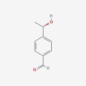 molecular formula C9H10O2 B13820199 (S)-4-(1-Hydroxyethyl)benzaldehyde CAS No. 212696-86-1