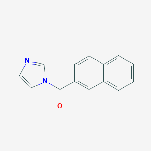 molecular formula C14H10N2O B138202 1-(2-萘酰)咪唑 CAS No. 141903-34-6