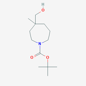 tert-Butyl 4-(hydroxymethyl)-4-methylazepane-1-carboxylate