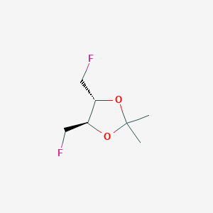 (4R,5R)-4,5-bis(fluoromethyl)-2,2-dimethyl-1,3-dioxolane