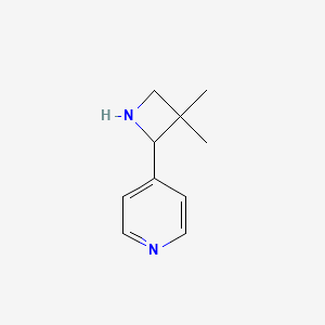 4-(3,3-Dimethylazetidin-2-yl)pyridine